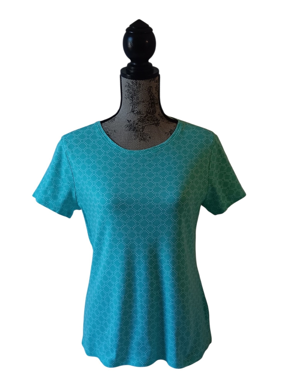 Croft & Barrow women's light blue short-sleeve top size  PM